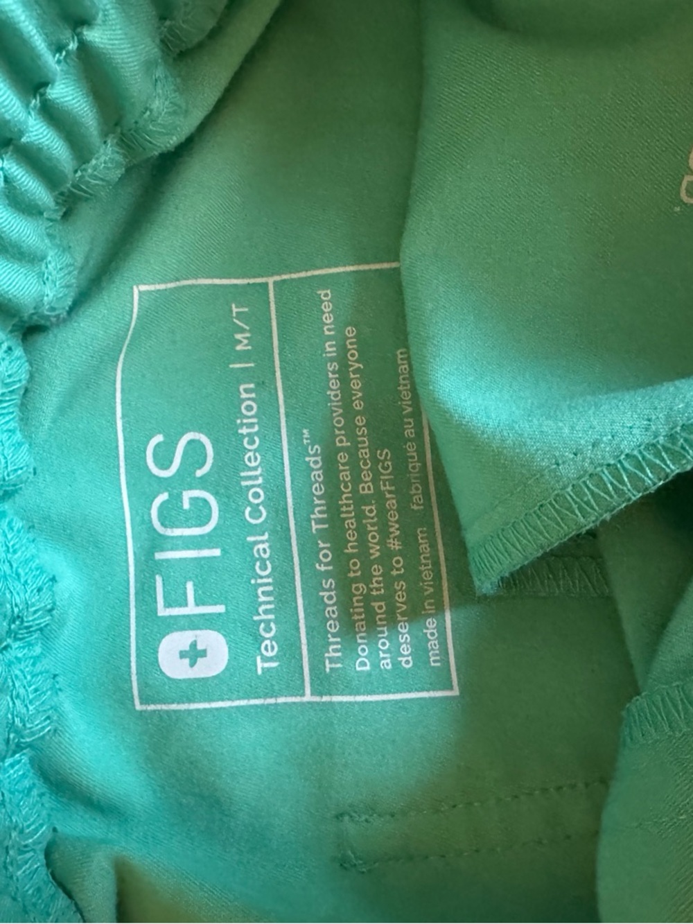 FIGS - Surgical Green Set, Top: Small, Bottom: Medium TALL - Picture 5 of 10